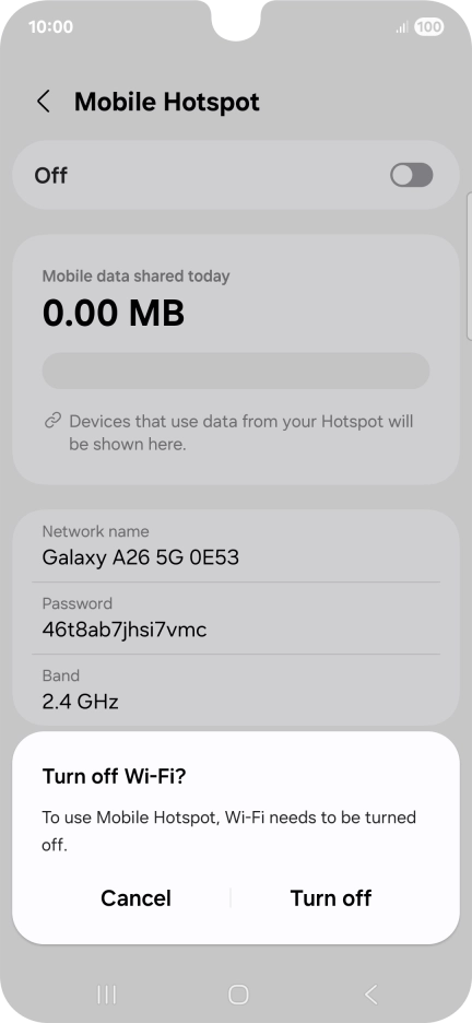 Press the Home key to return to the home screen.