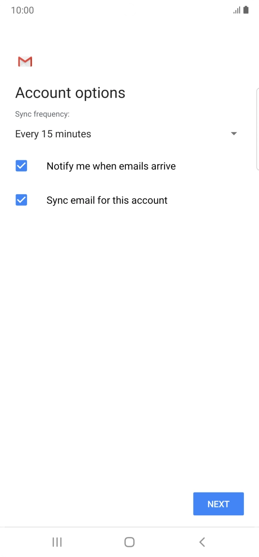 Press the drop down list below 