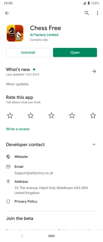 Press Uninstall.