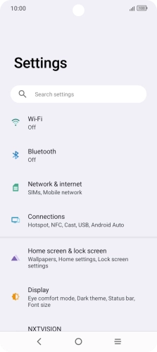 Press Wi-Fi.