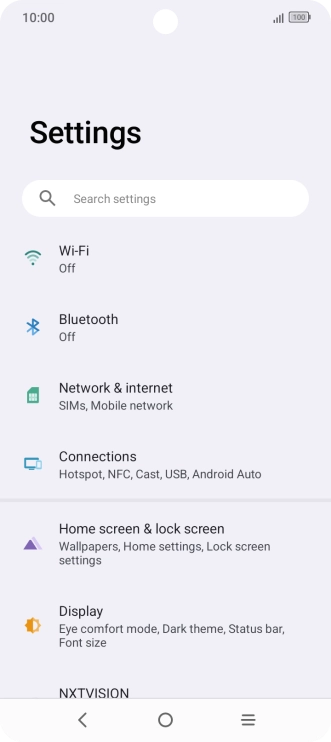 Press Wi-Fi.