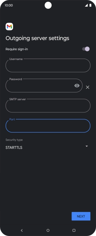 Press the drop down list below 