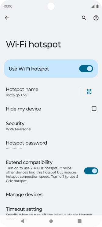 Press the Home key to return to the home screen.