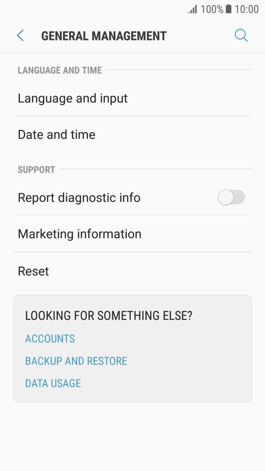 Press Date and time.