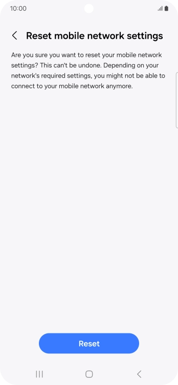 Press the Home key to return to the home screen.