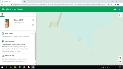 Click the required device.