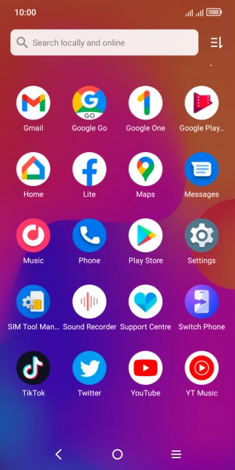 Press Play Store.