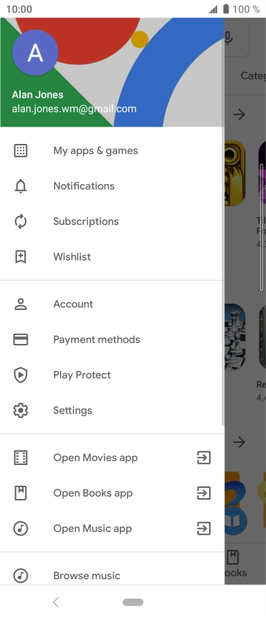 Press My apps & games.