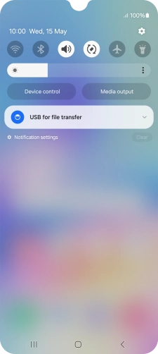 Press the drop down list.