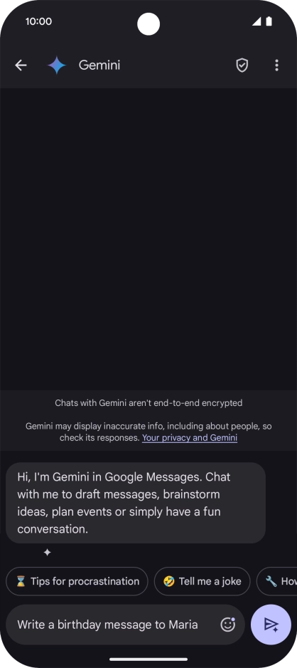 Write or say in your own words which topic you would like to use.