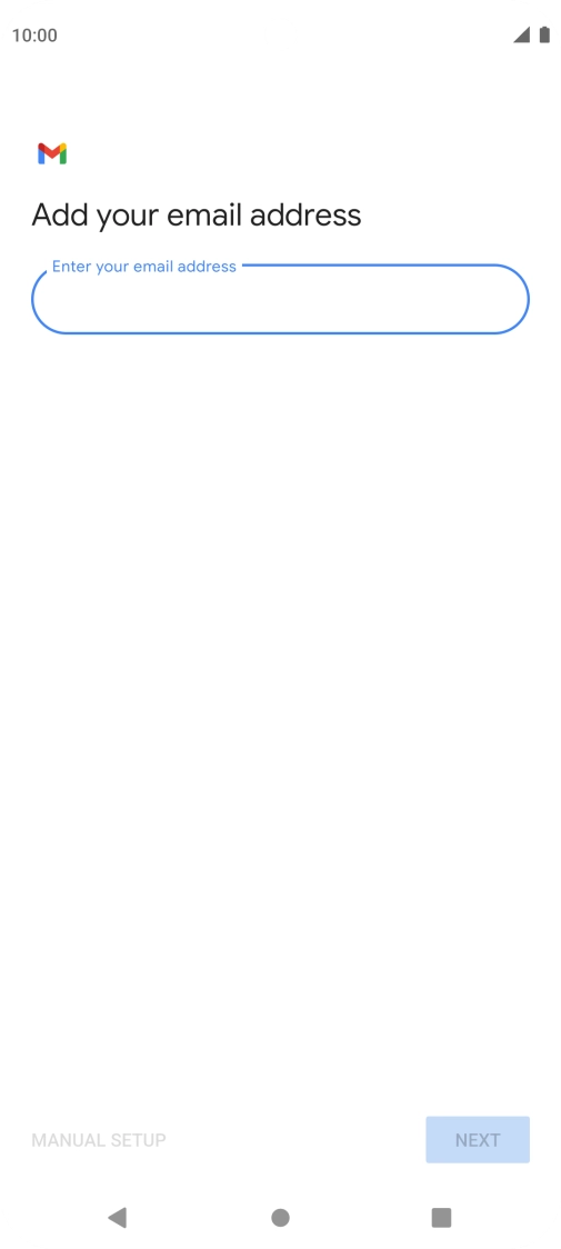 Press the field below 