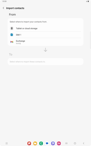 Press the name of the SIM.