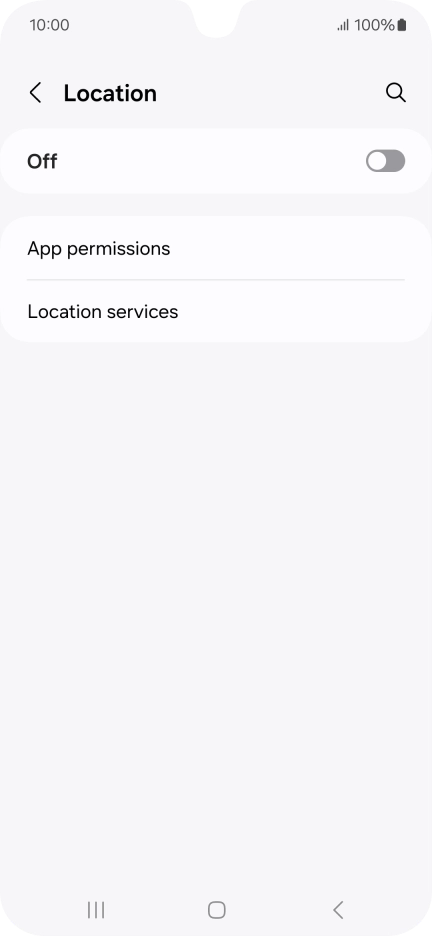 Press the indicator to turn the function on or off.