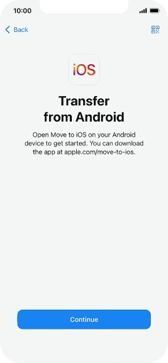 To transfer content to your phone, you need to install the app 
