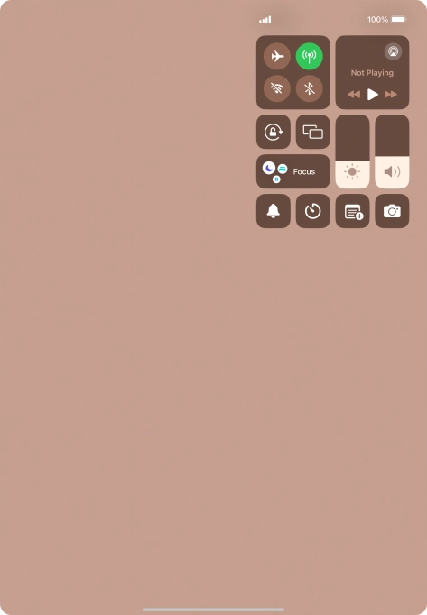 Press the sound mode icon to turn silent mode on or off.