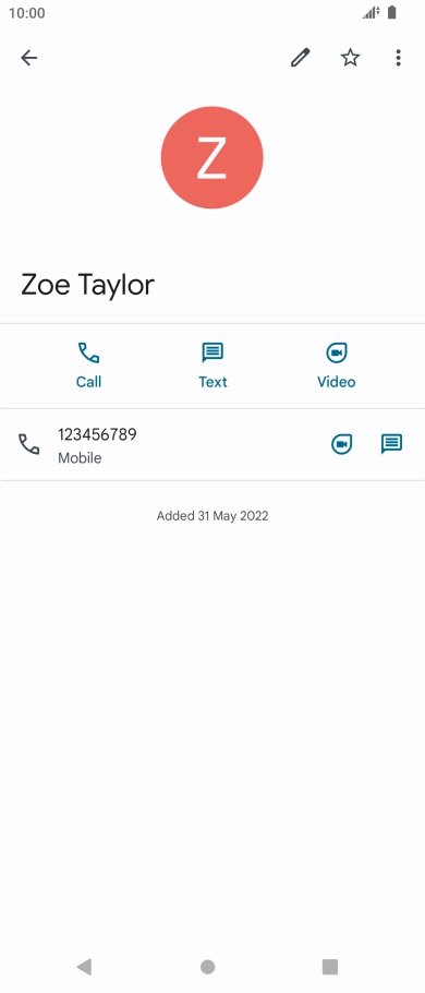 Press the Home key to return to the home screen.
