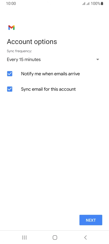 Press the drop down list below 