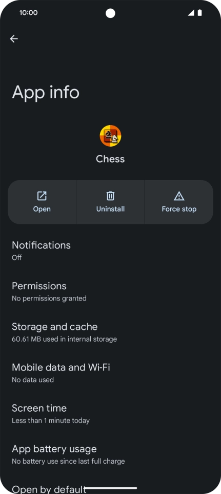 Press Storage and cache.