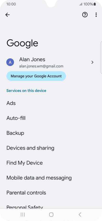 Press Find My Device.