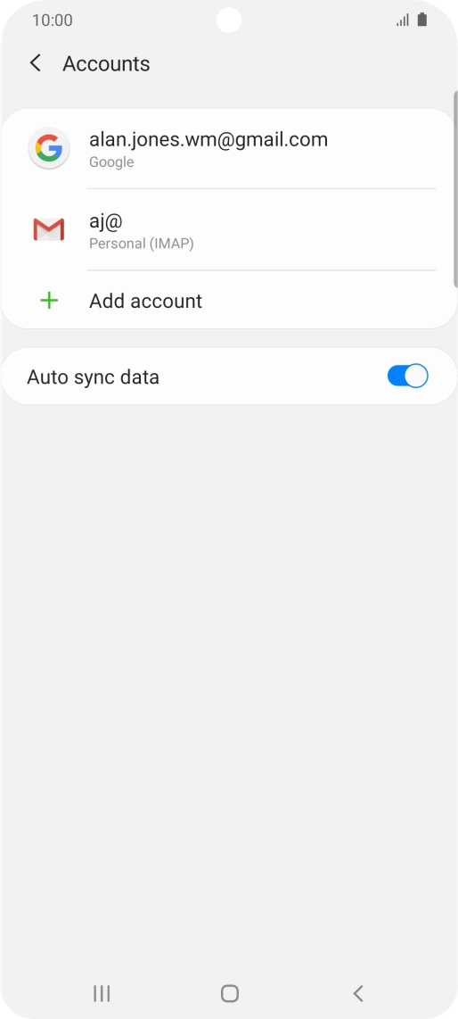 Press the Home key to return to the home screen.