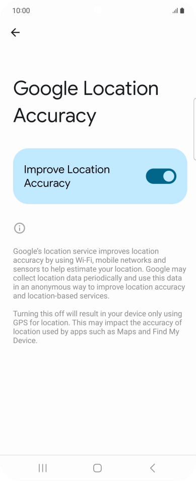 If you press the indicator next to 