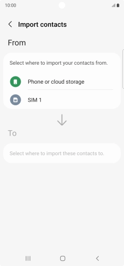 Press the name of the SIM.