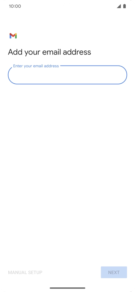 Press the field below 