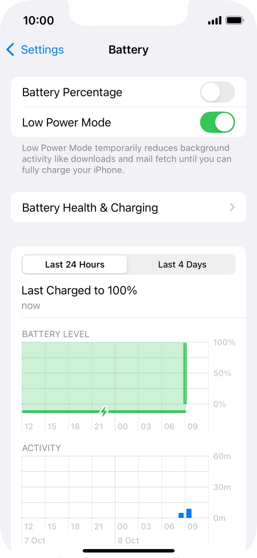 Slide your finger upwards starting from the bottom of the screen to return to the home screen.