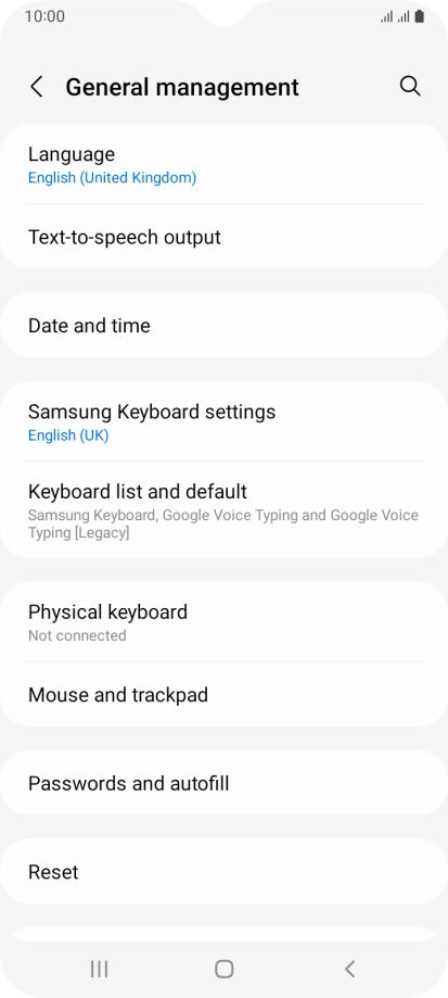 Press Date and time.