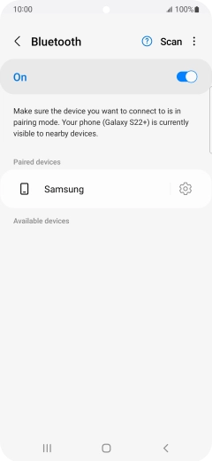 Press the Home key to return to the home screen.