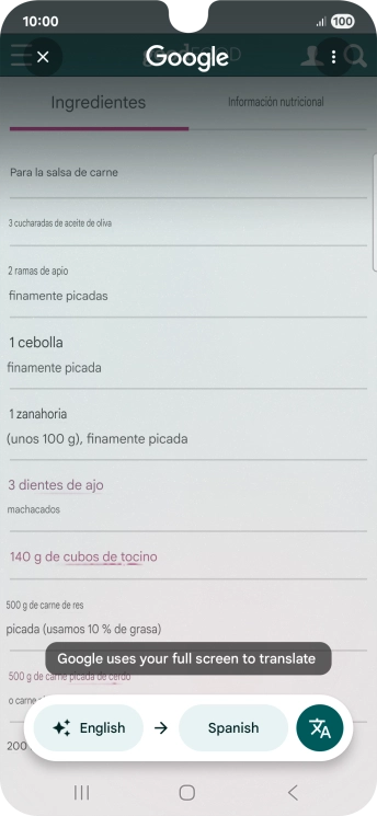 Follow the instructions on the screen to select the required language settings and use the function.