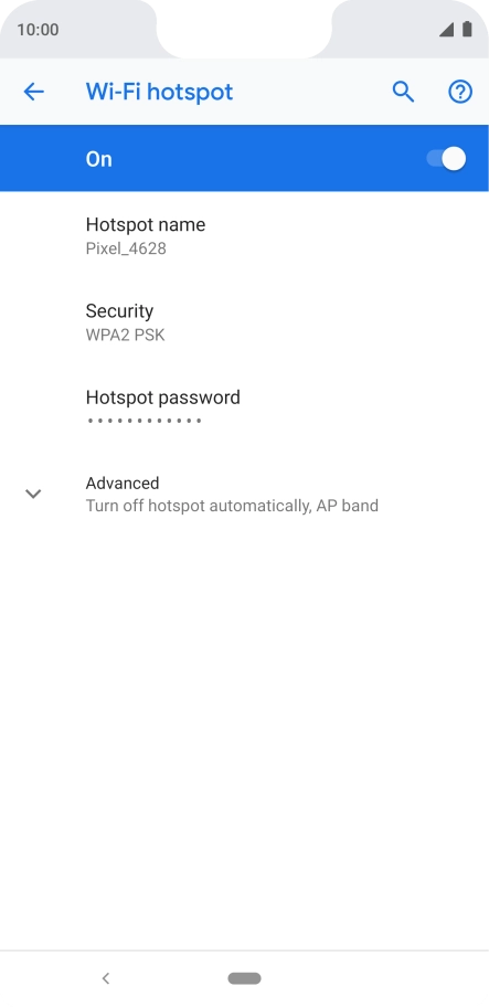 Press the Home key to return to the home screen.