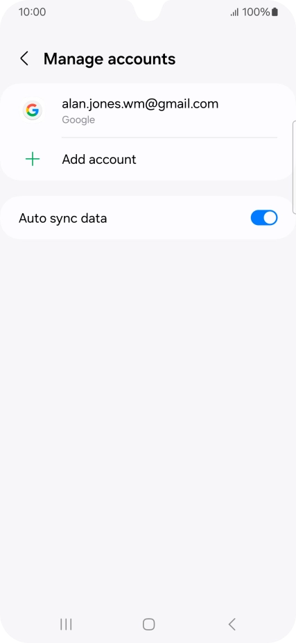 Press the Home key to return to the home screen.