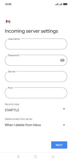 Press the field below 