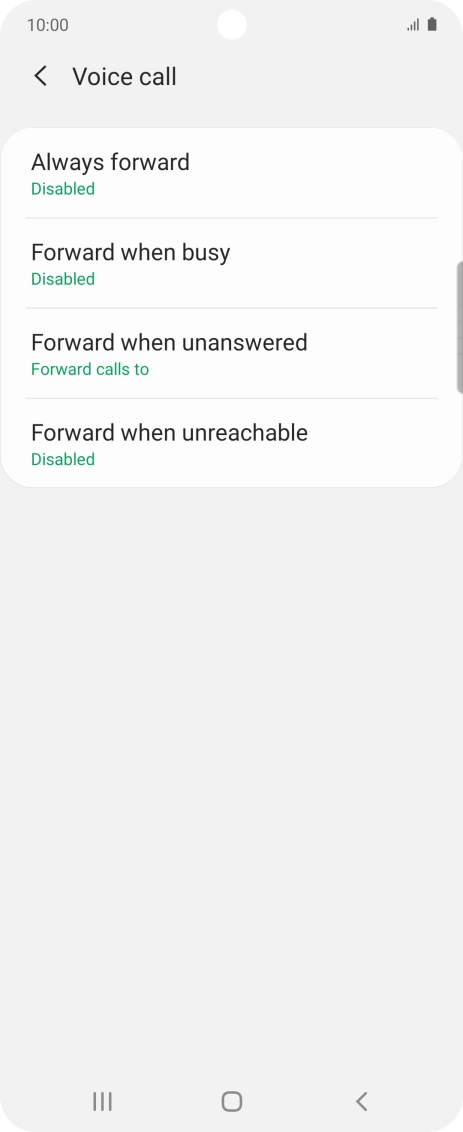 Press the Home key to return to the home screen.