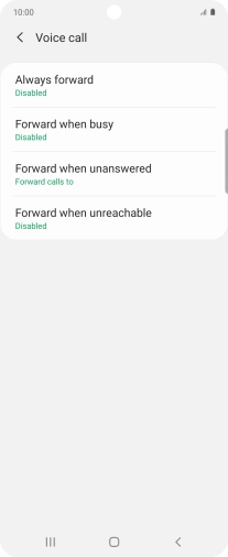 Press the Home key to return to the home screen.