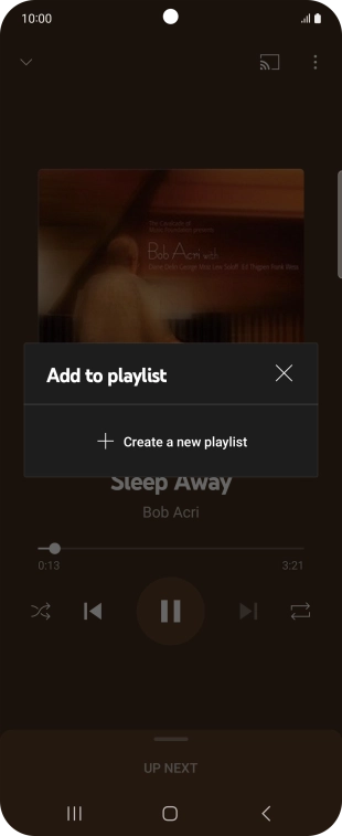 Press Create a new playlist.