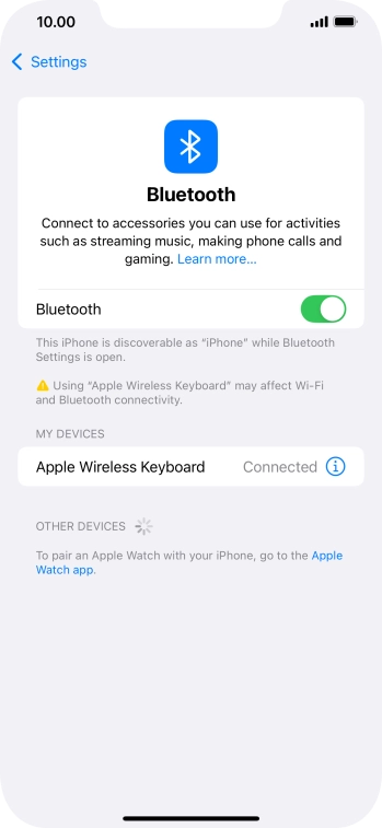 Slide your finger upwards starting from the bottom of the screen to return to the home screen.