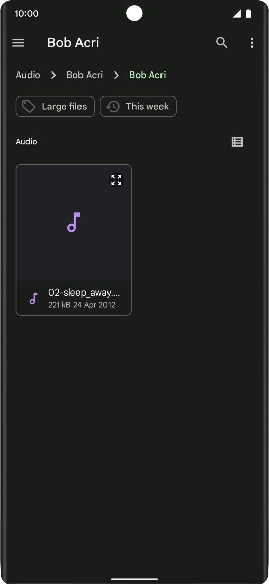 Press the required ring tone to add it to the list of ting tones.