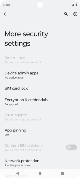 Press SIM card lock.
