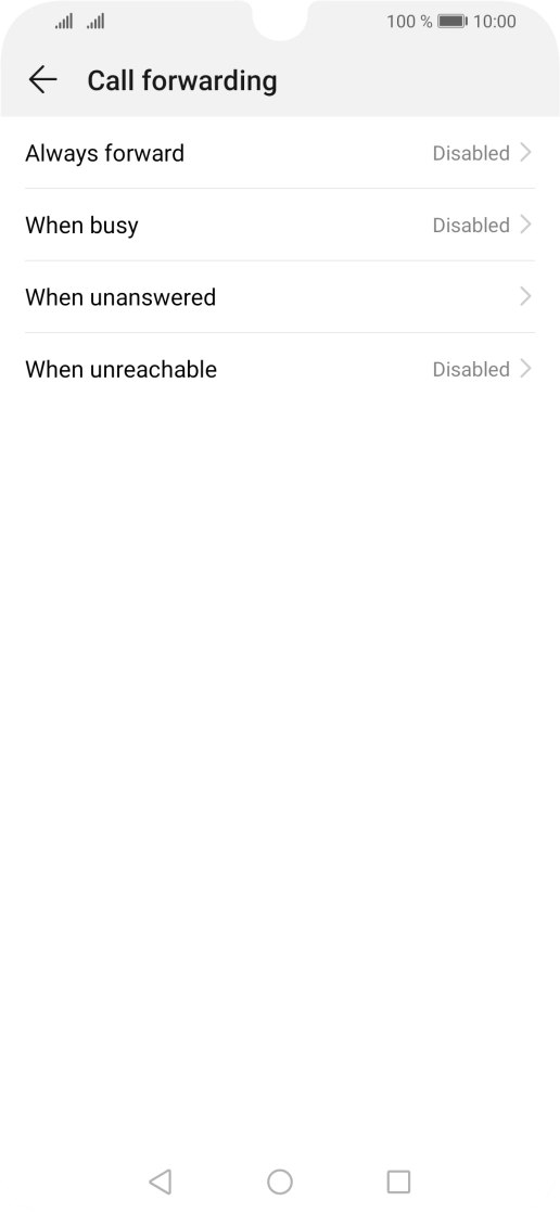 Press the Home key to return to the home screen.
