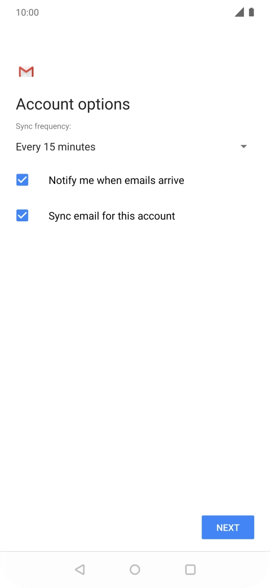 Press the drop down list below 