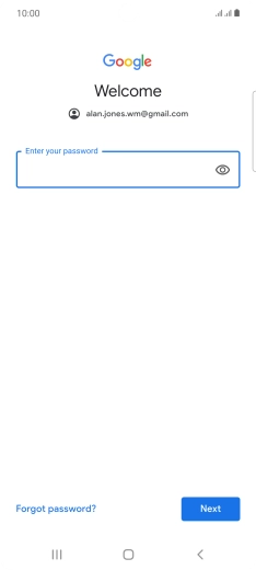 Press the field below 