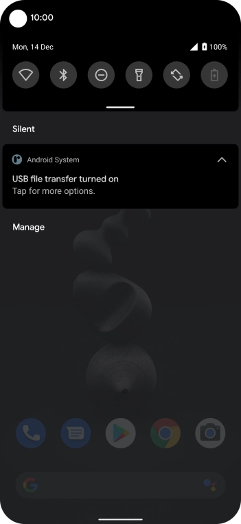 Press Tap for more options..