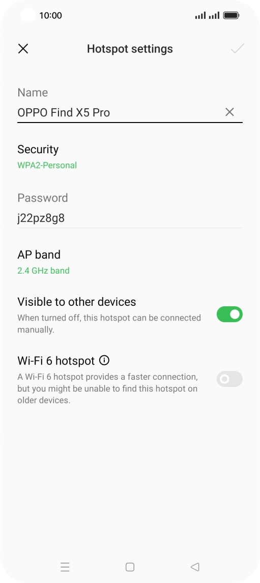 Press the field below 