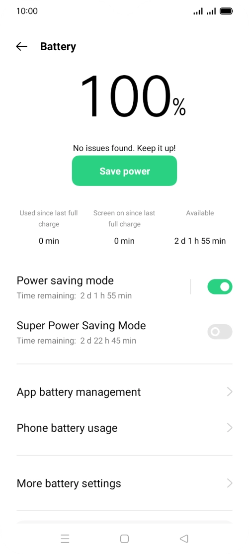 Press the Home key to return to the home screen.