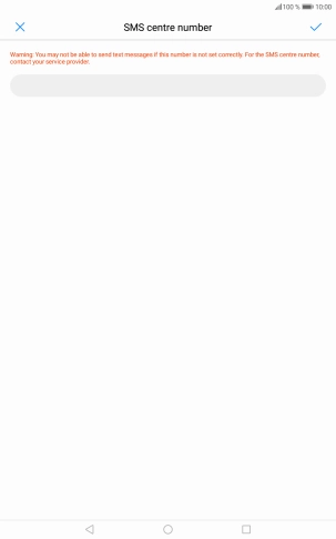 Key in +447958879879 and press the confirm icon.