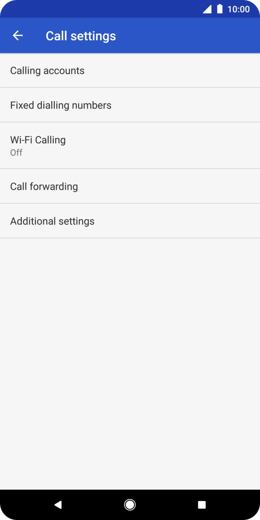 Press Wi-Fi Calling.
