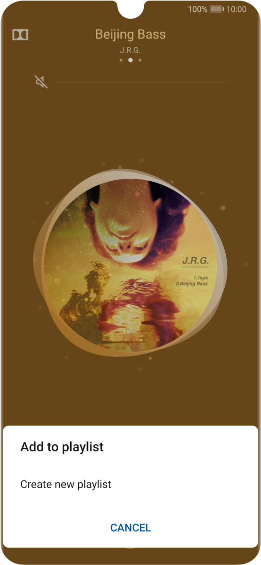 Press Create new playlist.