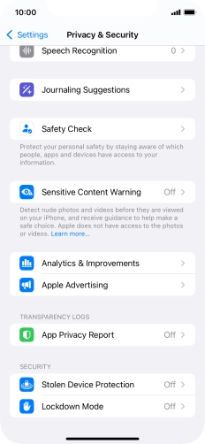 Press Sensitive Content Warning.